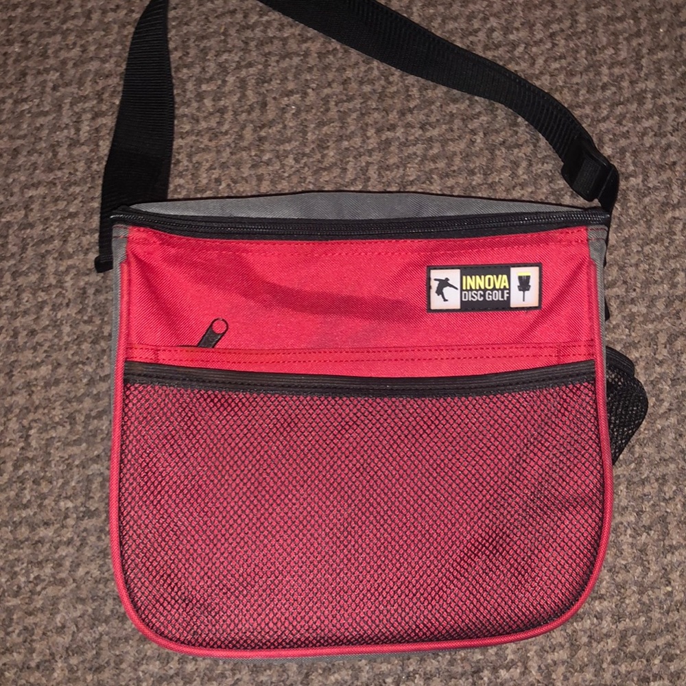 Innova Disc Golf Bag (Red/Dark Gray)